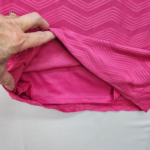 Xhilaration Bodycon Dress Juniors XS Pink Bandage Stretch Tight Mini Sexy Summer - Picture 7 of 13